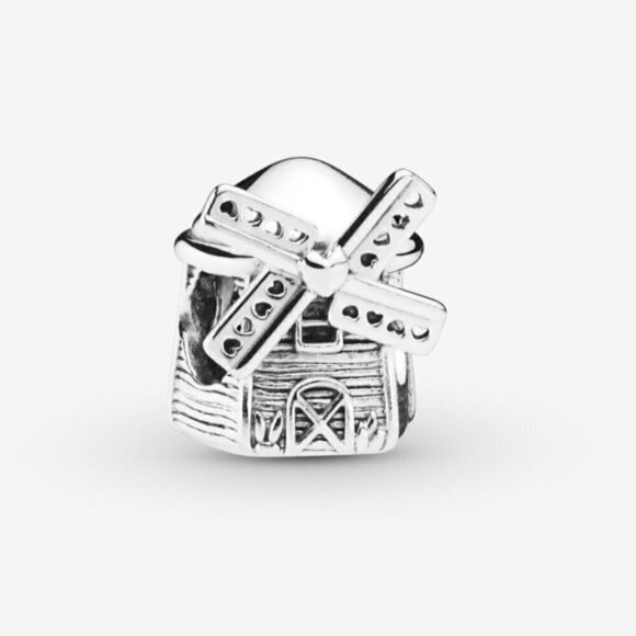 Sterling Silver Windmill, Holland Charm - Picture 1 of 2